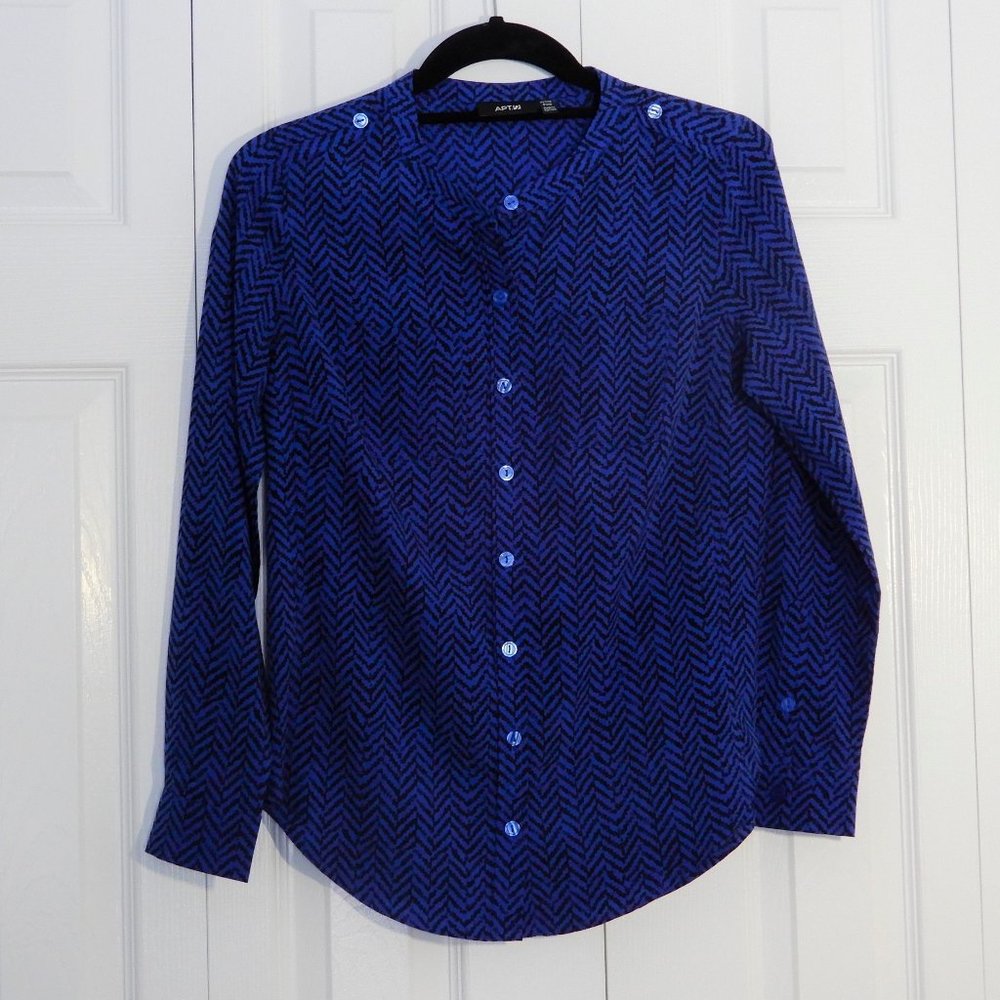 Apt. 9 blue women’s blouse in size PXS